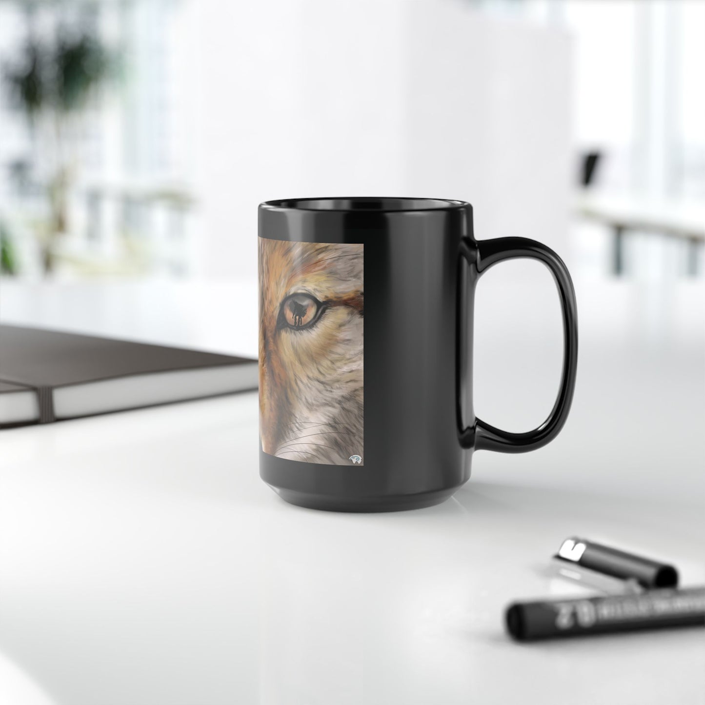Coyote Dance Black Mug (11oz, 15oz)