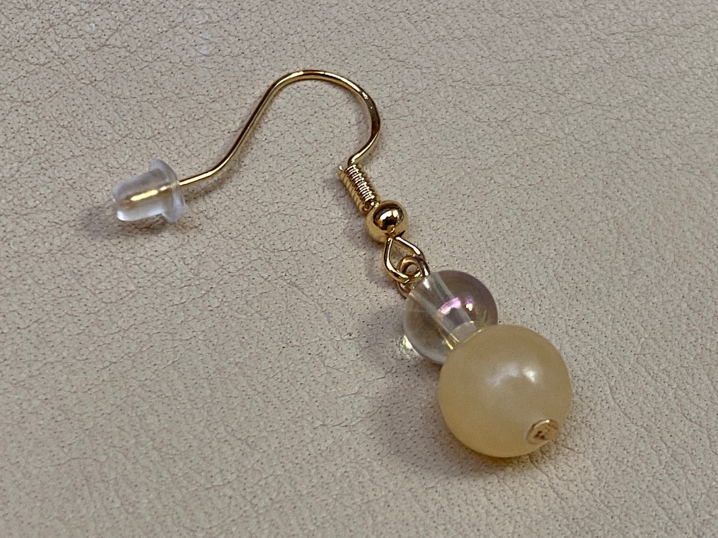 Angel Aura Quartz & Sunset Jade Earrings