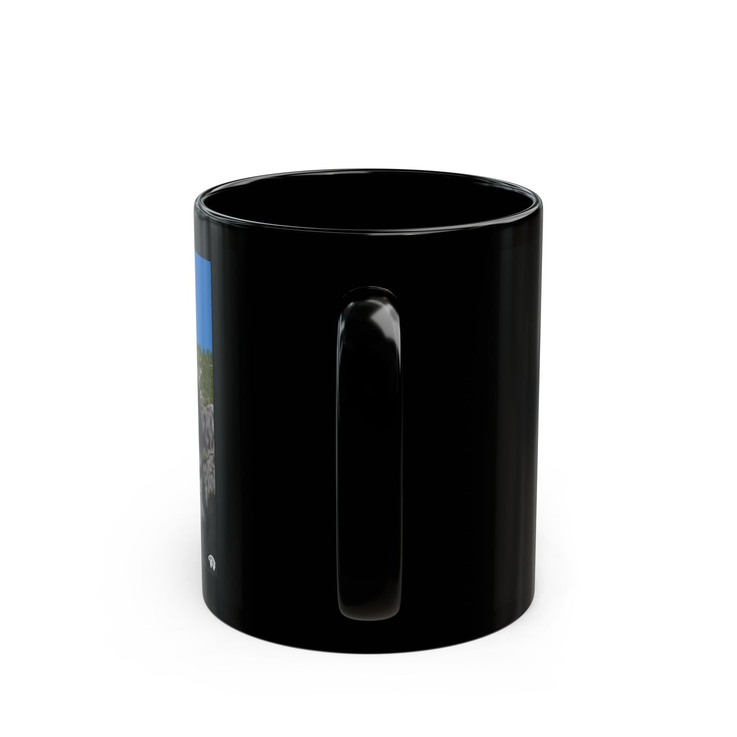 Snow-Capped Dome Black Mug (11oz, 15oz)