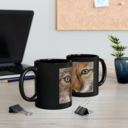 Coyote Dance Black Mug (11oz, 15oz)