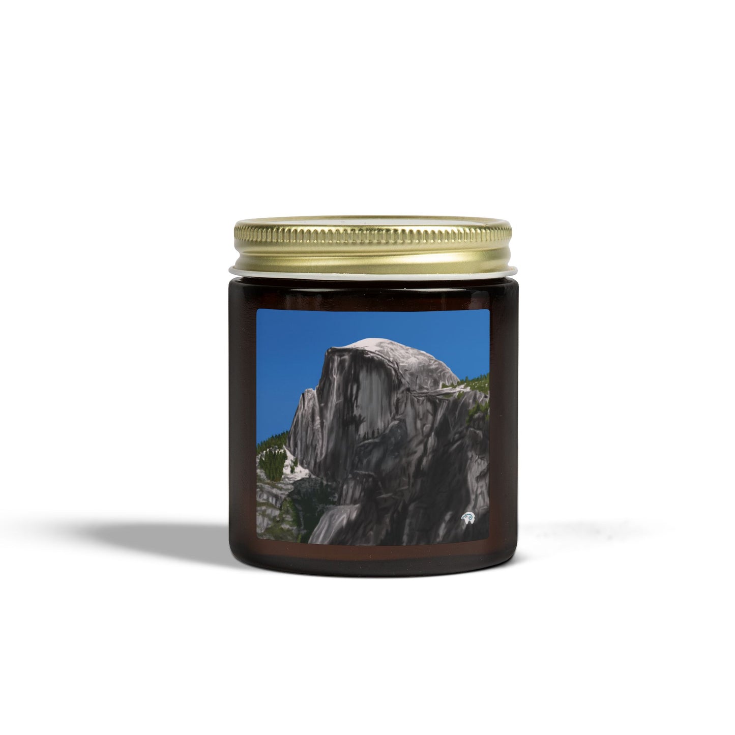Snow-Capped Dome Scented Candles, Coconut Apricot Wax (4oz, 9oz)