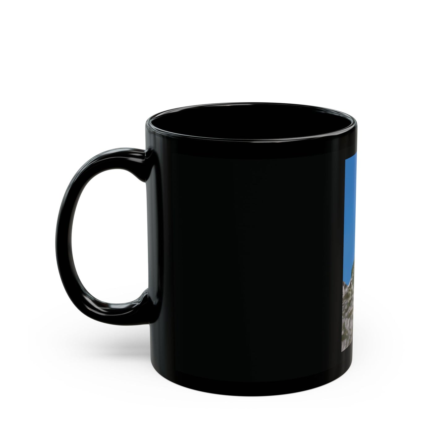 Snow-Capped Dome Black Mug (11oz, 15oz)