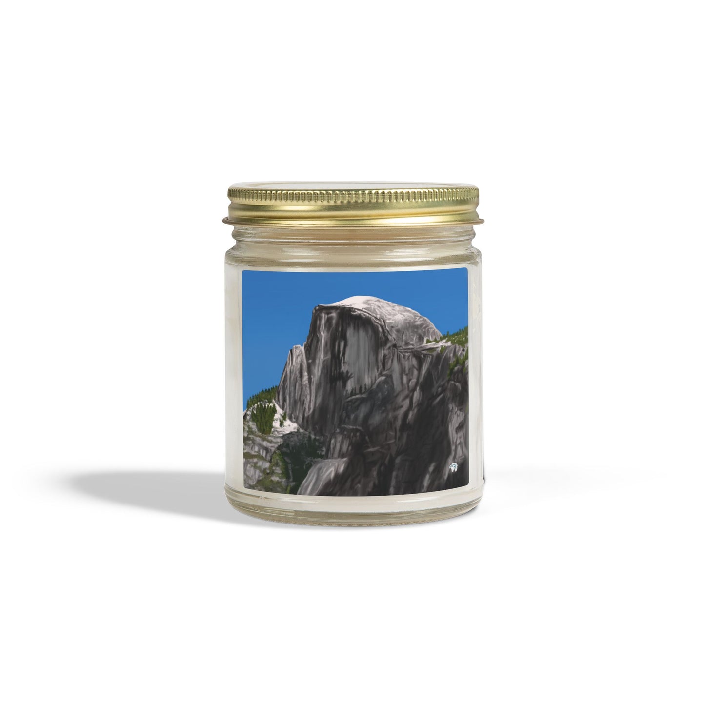 Snow-Capped Dome Scented Candles, Coconut Apricot Wax (4oz, 9oz)