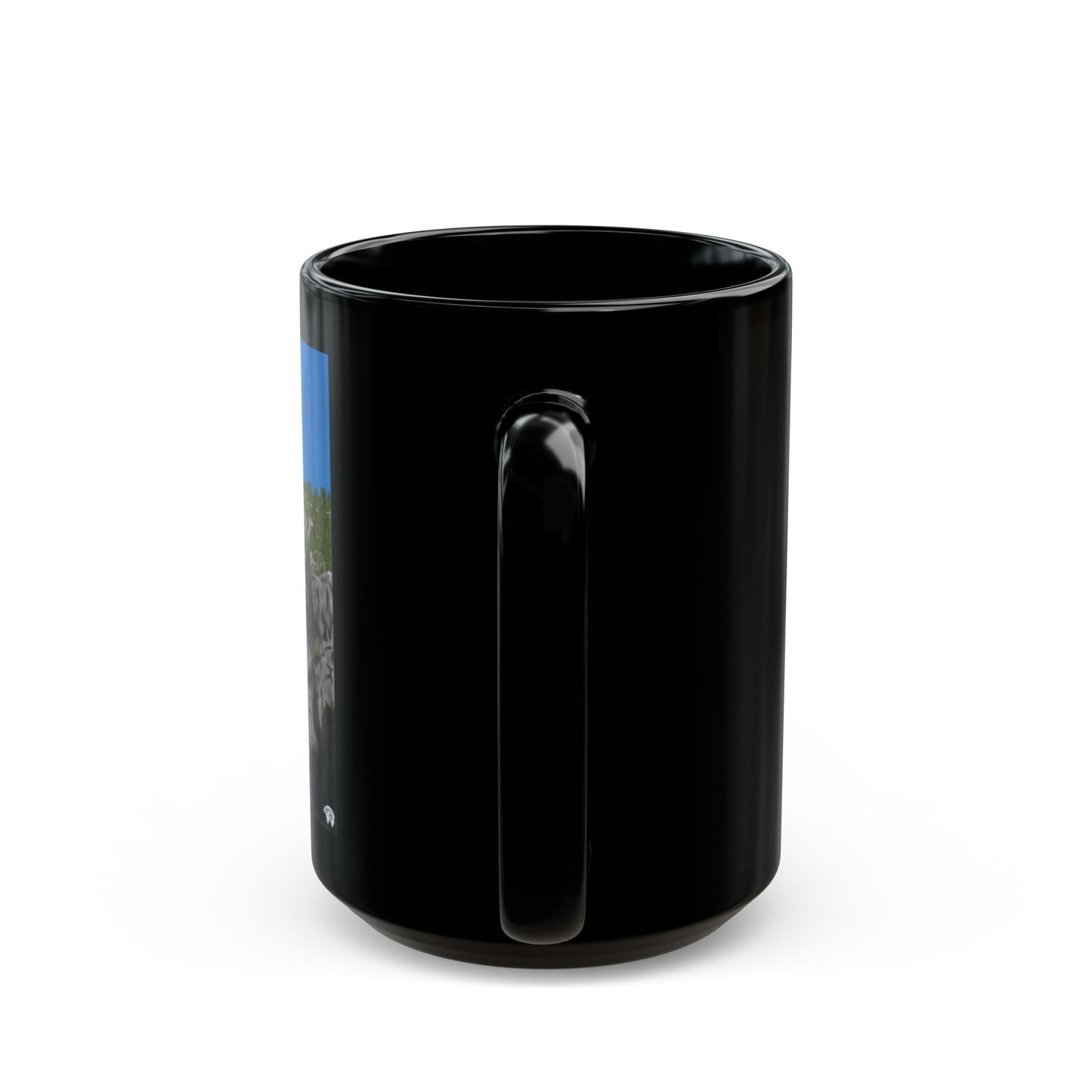 Snow-Capped Dome Black Mug (11oz, 15oz)