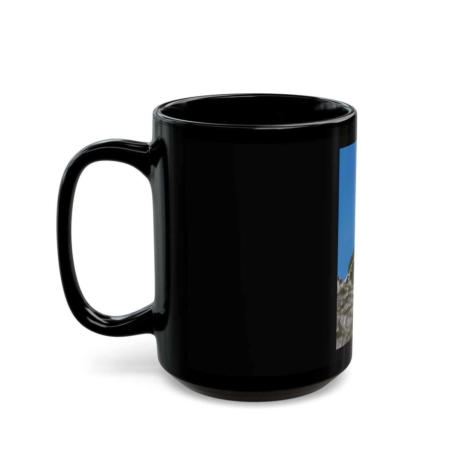 Snow-Capped Dome Black Mug (11oz, 15oz)