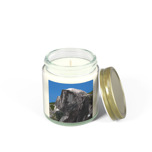 Snow-Capped Dome Scented Candles, Coconut Apricot Wax (4oz, 9oz)