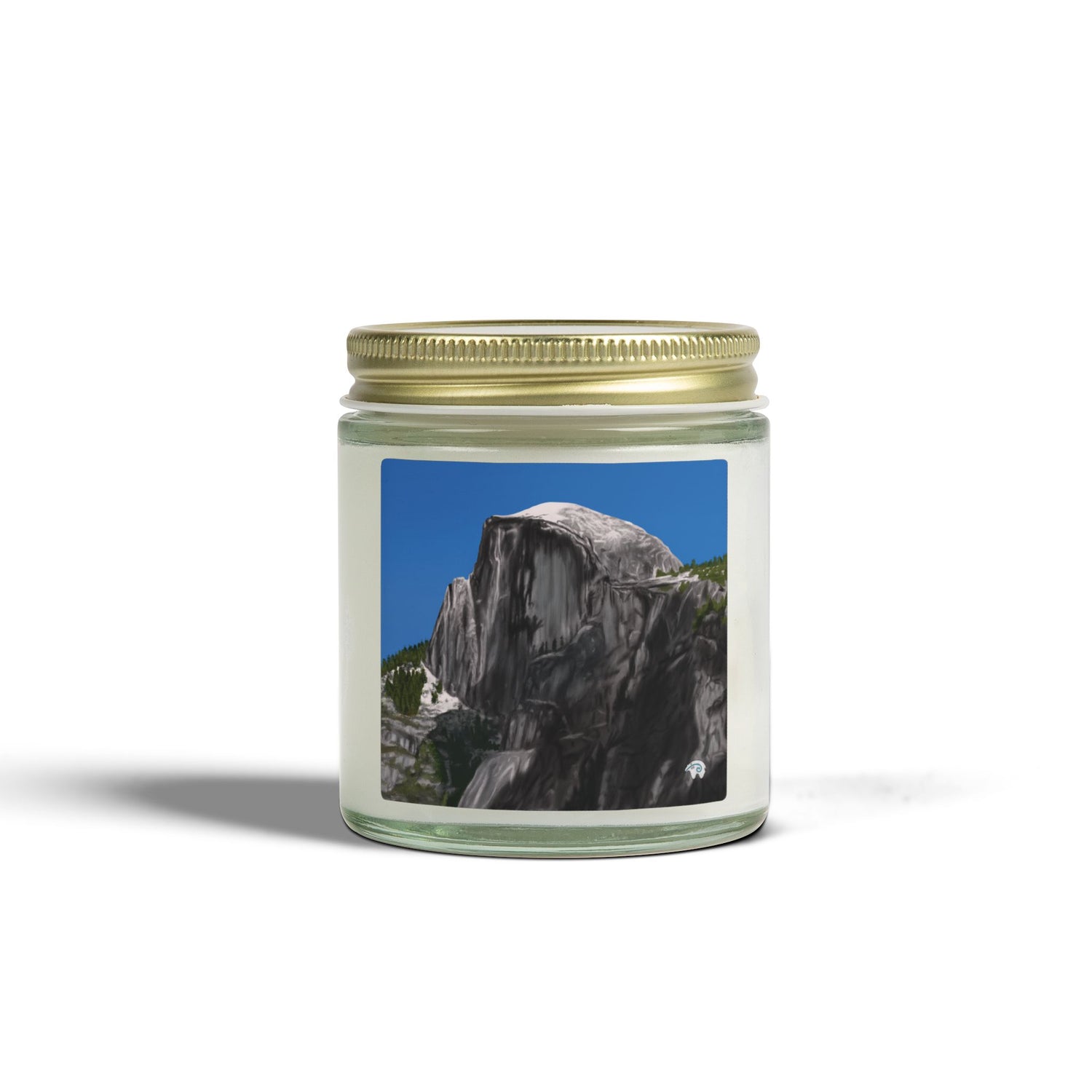 Snow-Capped Dome Scented Candles, Coconut Apricot Wax (4oz, 9oz)