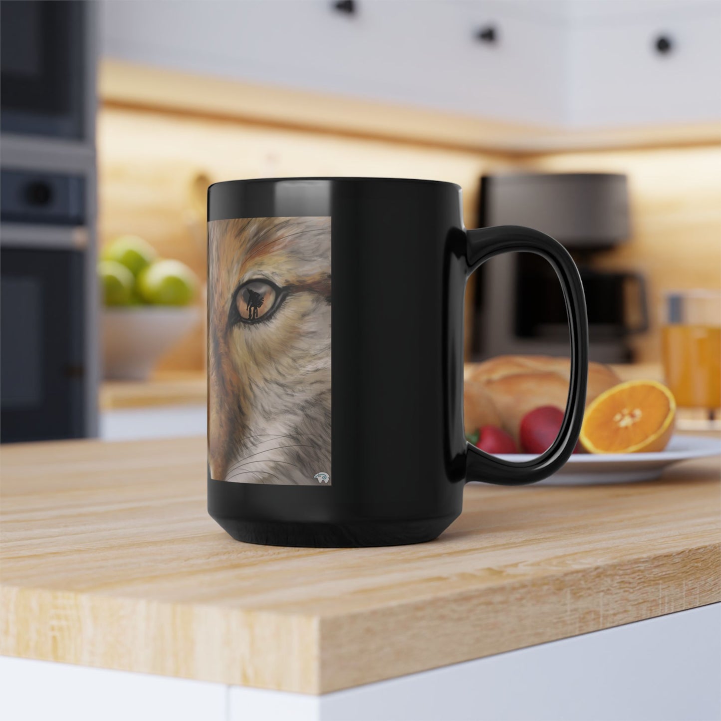 Coyote Dance Black Mug (11oz, 15oz)
