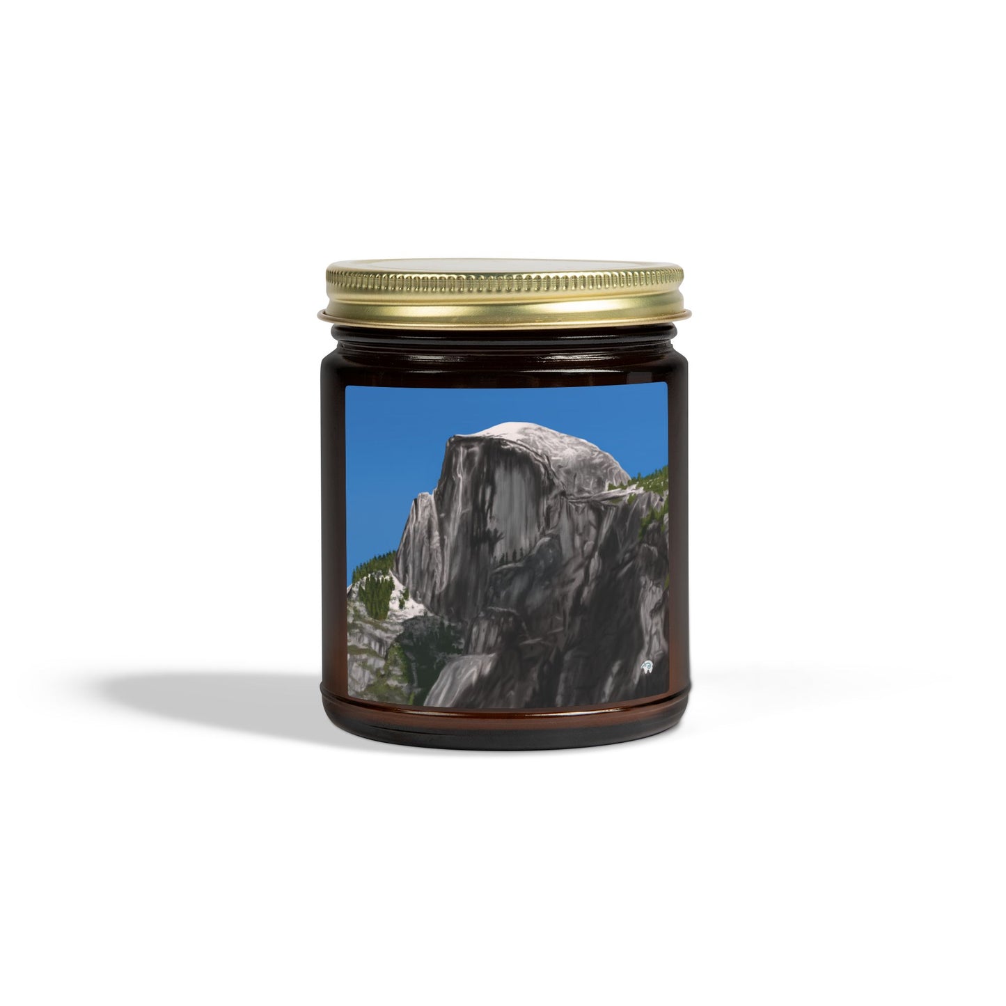 Snow-Capped Dome Scented Candles, Coconut Apricot Wax (4oz, 9oz)