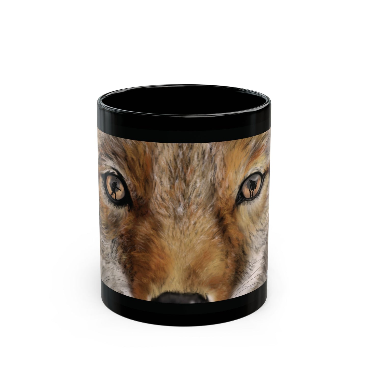 Coyote Dance Black Mug (11oz, 15oz)