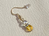 Citrine & Angel Aura Quartz Bracelet & Earrings Set