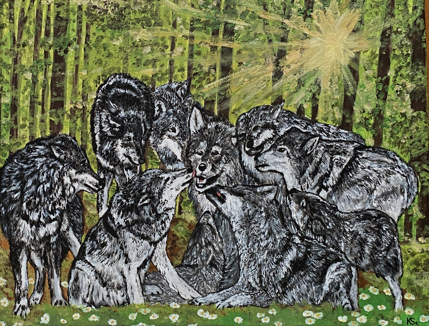 Lost & Found (2 paintings)