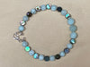 Green Angelite & Abalone Bracelet