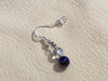 Cat Eye Galaxy Sky Night Tiger's Eye & Angel Aura Quartz Bracelet & Earrings Set