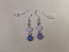 Purple Blue Jade & White Jade Bracelet & Earring Set