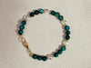 Green Tiger's Eye & Angel Aura Quartz Bracelet