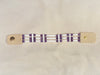 White Hairpipe & Amethyst Cuff Bracelet