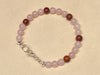 Rose Quartz & Rosewood Bracelet