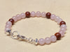 Rose Quartz & Rosewood Bracelet