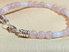 Rose Quartz & White Alabaster Bracelet