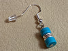 Turquoise Heishi & Silver Earrings