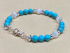 Turquoise & Selenite Bracelet